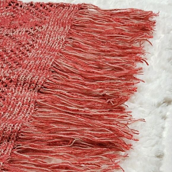 Size Small Vintage America Brand Fringe Trimmed Sweater - Picture 4 of 8